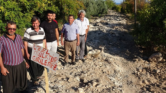 50 yıllık yol kullanıma kapatıldı