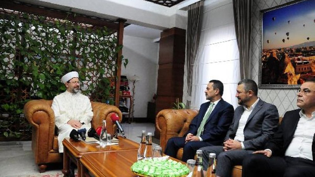Diyanet İşleri Başkanı Erbaş: ''Afetlerden rabbimiz bizleri muhafaza eder''