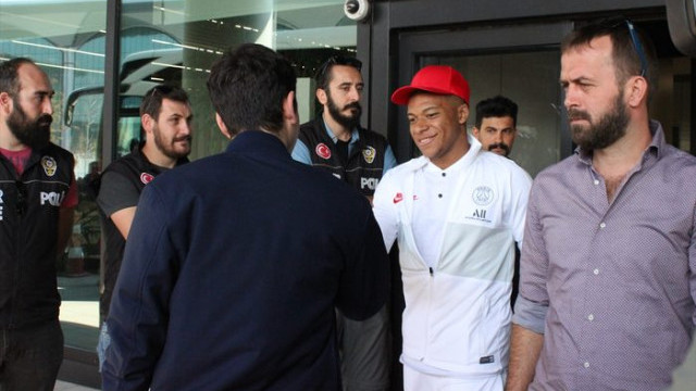 Galatasaray'ın rakibi Paris Saint-Germain İstanbul'a geldi