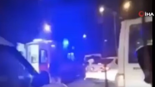 Ambulansla ambulans kovaladı !
