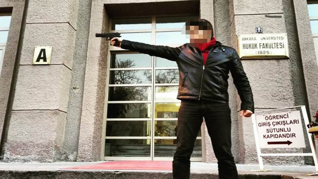 Silah doğrulttuğu okulda hocalık yapacak
