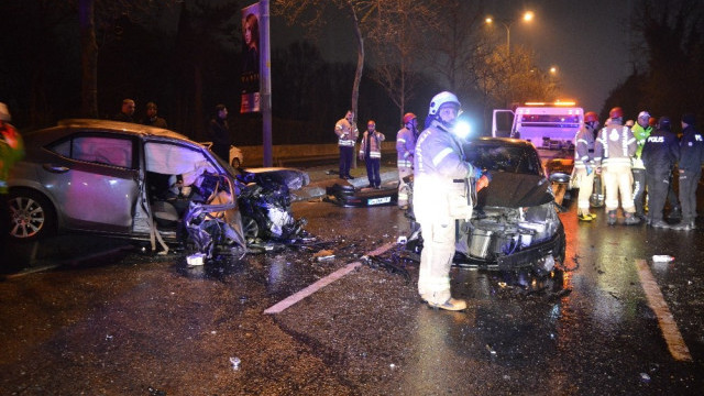 Sarıyer'de alkollü sürücü dehşeti ! Ortalığı birbirine kattı