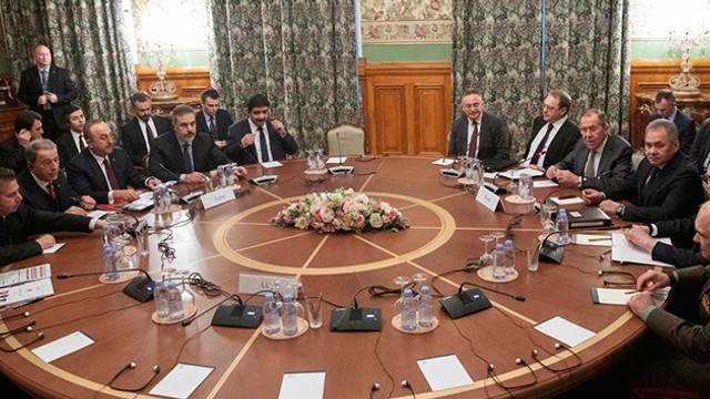 Türk ve Rus heyeti Libya gündemiyle toplandı