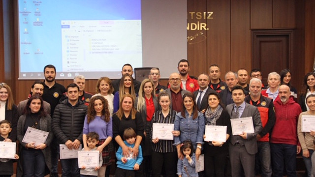 Kartal'da kreş velilerine afet ve ilk yardım eğitimi
