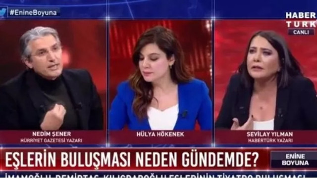 Nedim Şener ve Sevilay Yılman canlı yayında birbirine girdi