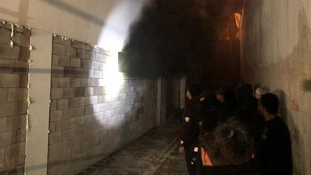 Ankara'da 13 katlı binada yangın paniği!