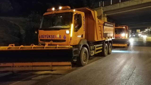 İstanbul kar yağışına hazır!
