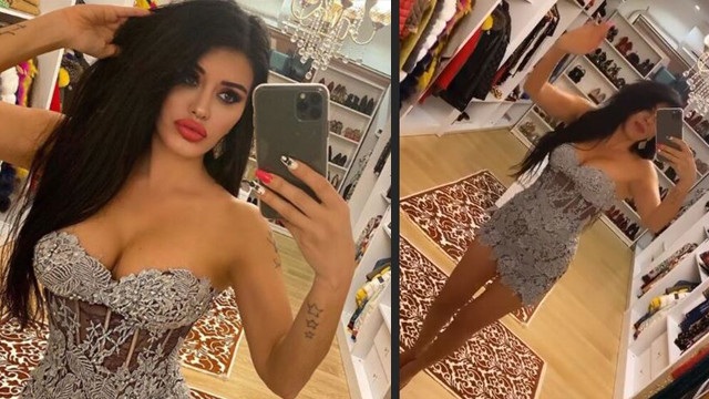 Ebru Polat'ın dekoltesi olay oldu