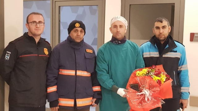 Azize Çelik, kurtarıcısıyla buluştu