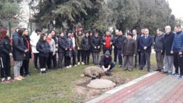 Musa Aydın'dan kadın millilere moral ziyareti