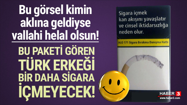 sigara paketlerinde tek tip model