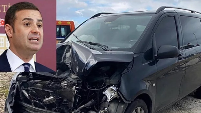 CHP Milletvekili Ahmet Akın trafik kazası geçirdi