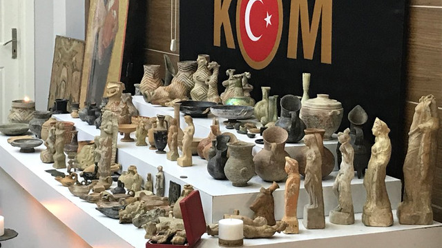 Sosyetik koleksiyonere tarihi eser operasyonu