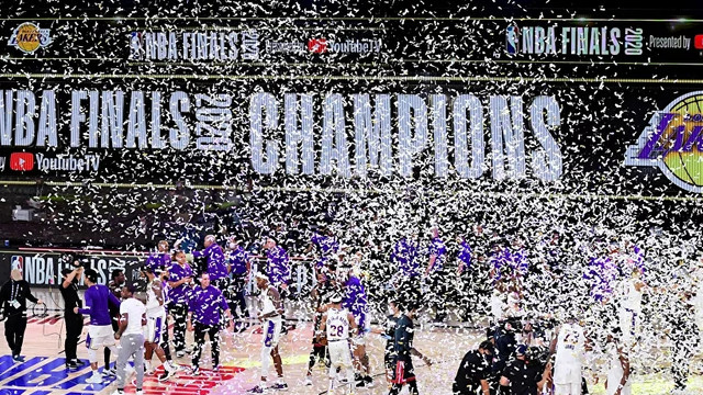 NBA'de şampiyon Los Angeles Lakers