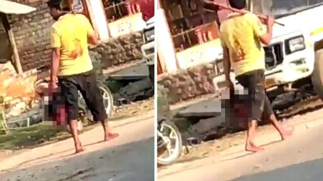 Tüyler ürperten vahşet! Komşusuyla gördüğü karısının kafasını kesti!