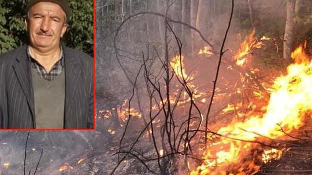 Yangını söndürmek isterken canından oldu