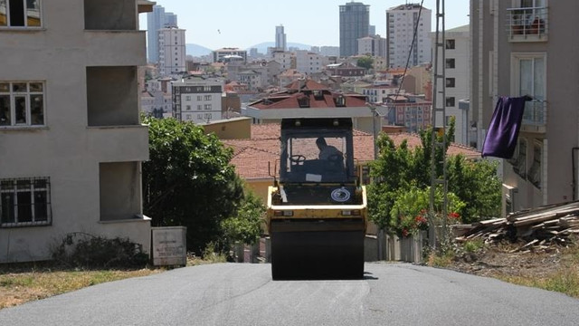 Kartal’da 65 bin ton asfalt serimi gerçekleşti