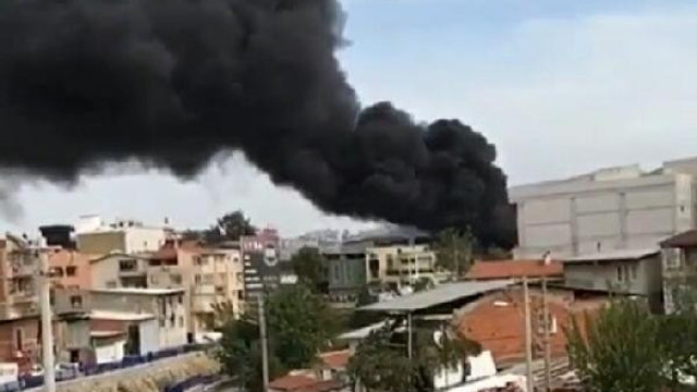 İzmir'de korkutan yangın