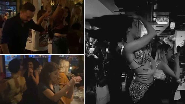 İstanbul'da dansözlü korona eğlencesi tepki çekti