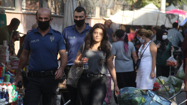 Kıskanç koca alarmı! Genç kadını polis kurtardı