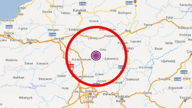 Ankara'da korkutan deprem!