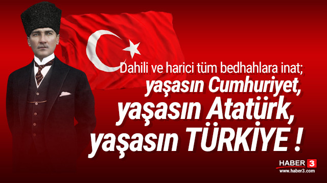 Cumhuriyetimizin 97. yılı kutlu olsun!