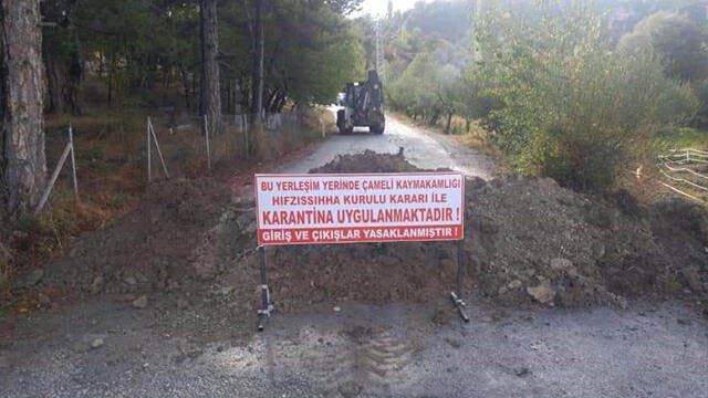Denizli'de bir mahalle daha karantinaya alındı