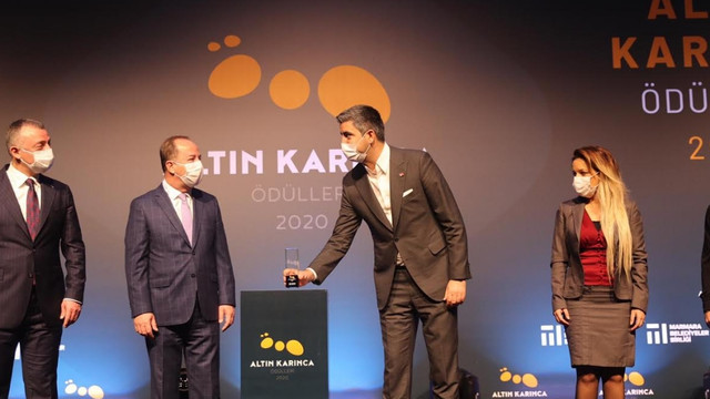 Kartal Belediyesi'ne Altın Karınca ödülü