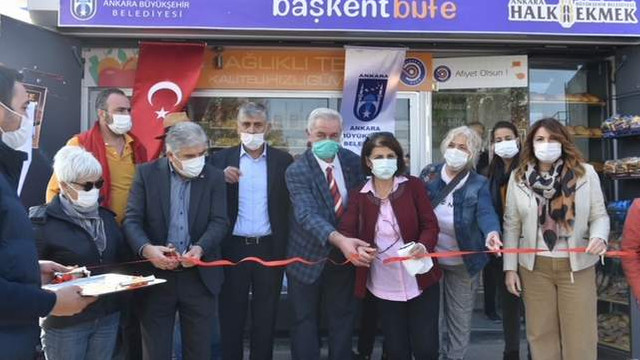 Başkent Market'ten sonra ilk Başkent Büfe de hizmete açıldı