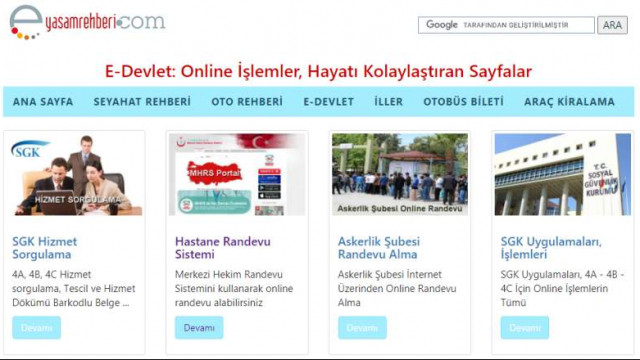E Yaşam Rehberi: Pandemi'de e-Devlet Hizmetlerine Giriş Arttı