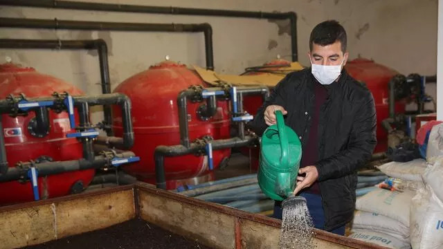 Günde 1 saat çalışarak ayda 3 ton üretiyor!