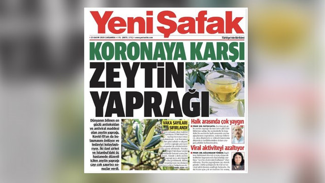 Yeni Şafak'tan bilimi hiçe sayan koronavirüs önerisi