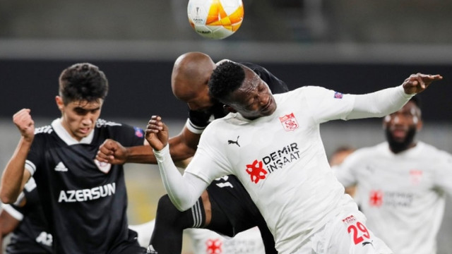 Sivasspor, Avrupa Ligi'nde Karabağ'ı 3-2 yendi