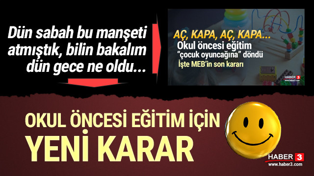 Anaokulu Anasinifi Ve Uygulama Siniflari Icin Uzaktan Egitim Karari Guncel