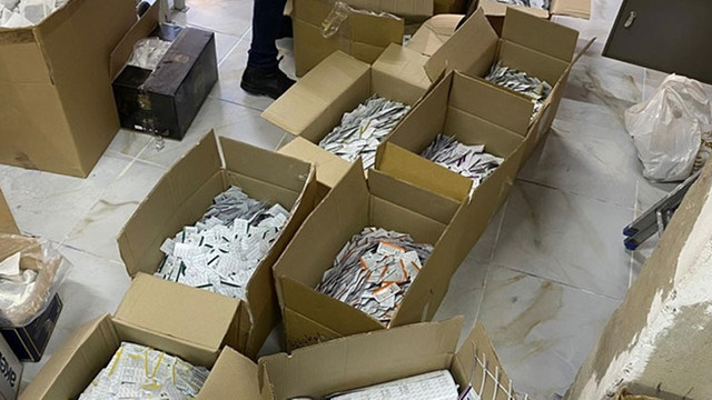Sahte ilaç operasyonunda ele geçirilenler şoke etti