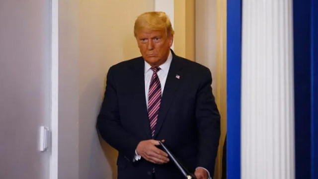 Trump konuşurken yayını kestiler