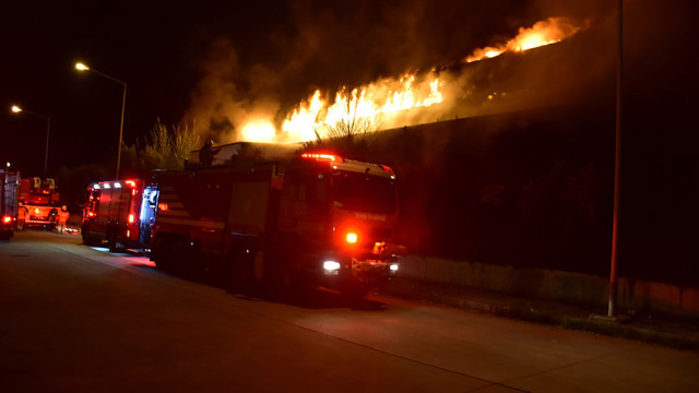 Izmir De Korkutan Yangin Guncel