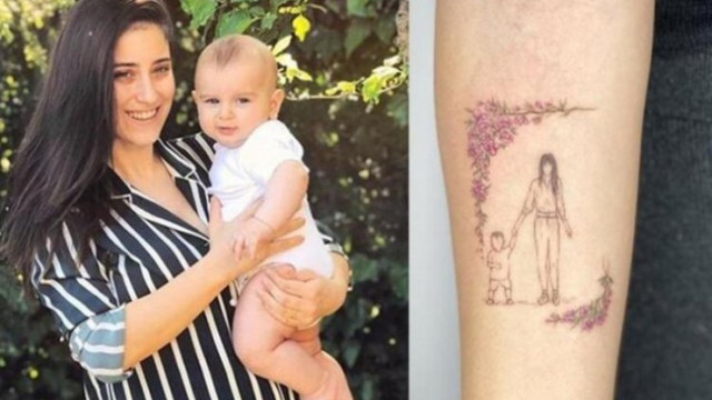 Hazal Kaya'dan anlamlı dövme