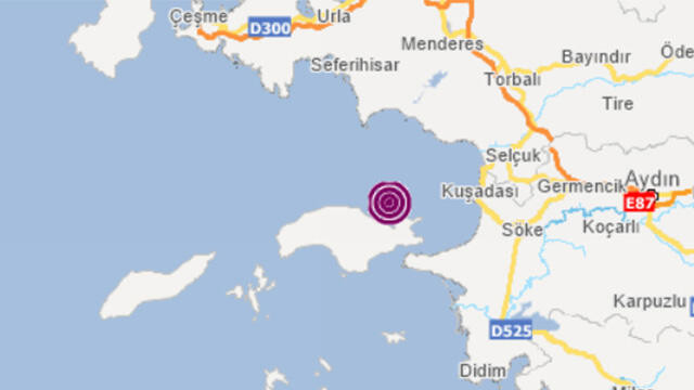 Ege Denizi'nde korkutan deprem!