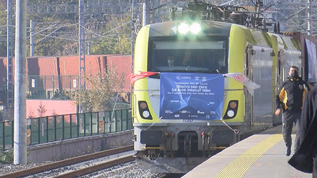 Türkiye'den Çin'e giden ihracat treni yola çıktı