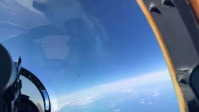 Pentagon'un UFO raporu! Savaş pilotunun çektiği fotoğraf sızdırıldı