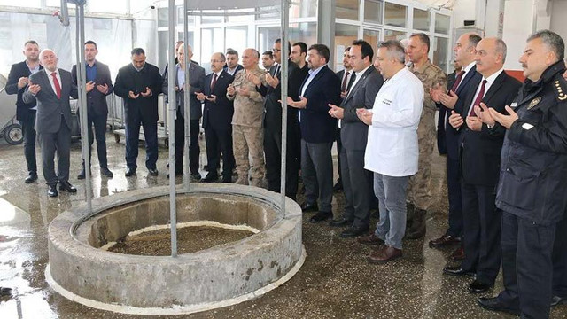 Valilik afetlere karşı kurban kestirdi
