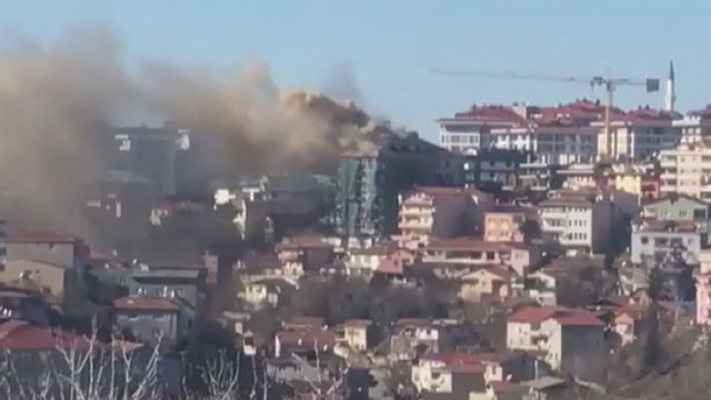 Üsküdar'da yangın paniği