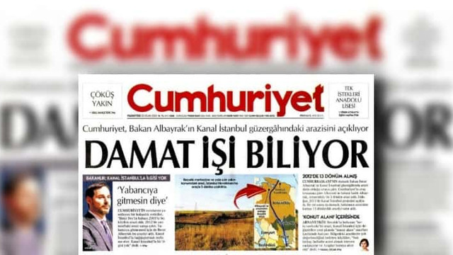 Cumhuriyet muhabirine Kanal İstanbul soruşturması