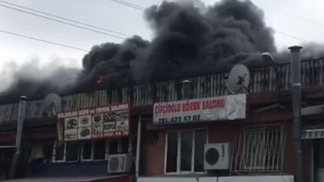 İstanbul'da korkutan yangın