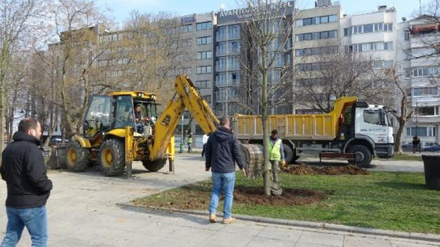 Gezi Parkı'nda merak uyandıran hareketlilik !