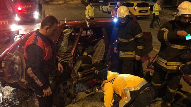 Ters yöne giren alkollü sürücü dehşet saçtı !