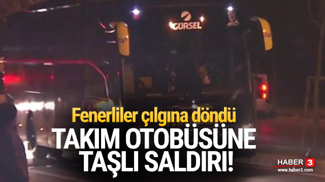 Fenerbahceli Taraftarlar Samandira Da Takim Otobusune Saldirdi Futbol