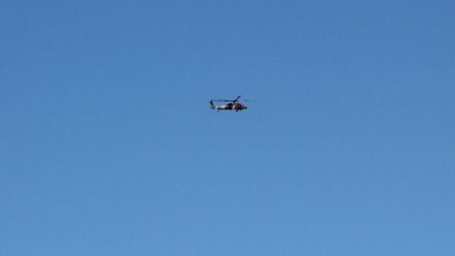 Suriye sınırında helikopter hareketliliği