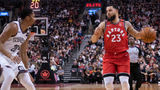 NBA'de Nets'i yenen Toronto Raptors üst üste 14. galibiyetini aldı